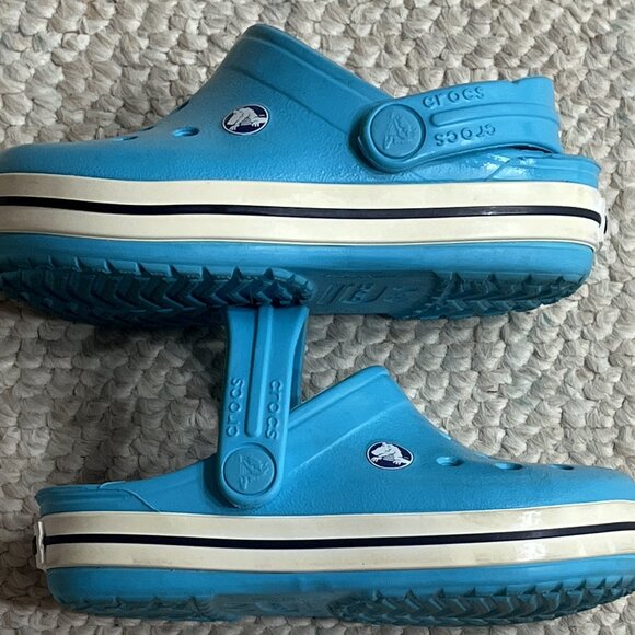 Crocs Crocband Little Boy Size C7 Child Waterproof Clogs Strap Sandals Shoes - Picture 8 of 12